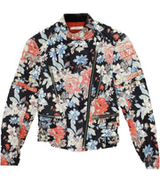 Load image into Gallery viewer, Celine Resort SS´12 Floral Leather Biker Jacket