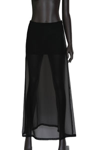 Jil Sander by Jil Sander Silk Maxi Skirt