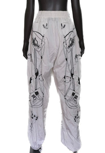 Bernhard Willhelm White Graphic Pants