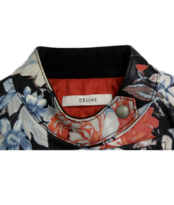 Celine Resort SS´12 Floral Leather Biker Jacket