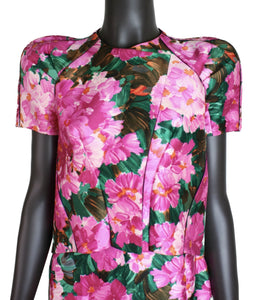 Balenciaga by Nicolas Ghesquiere Spring RTW ´08 Floral Silk Set