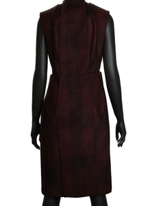 Jil Sander by Raf Simons Plaid Midi Dress